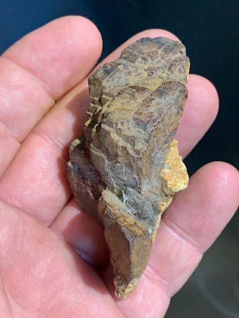 Impactite : terme général pour les roches modifiées ou créées par un impact météoritique - 76 mm x 34 x 33 - 54,7 gr.