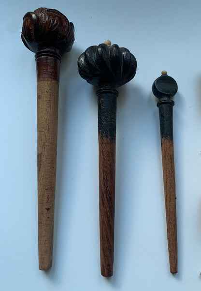 Pièces au détail pour Sitar Indien : Cheville, Pont, Frette, Fil à Frette (Écheveau) – Idéal pour réparer et restaurer votre Instrument !