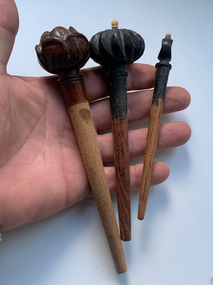 Pièces au détail pour Sitar Indien : Cheville, Pont, Frette, Fil à Frette (Écheveau) – Idéal pour réparer et restaurer votre Instrument !