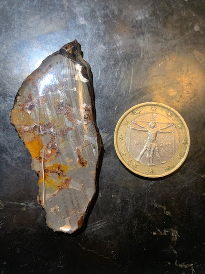 Selection of 'Pallasite Sericho' meteorites – from 6 to 40 g – magnificent inclusions of large olivine crystals