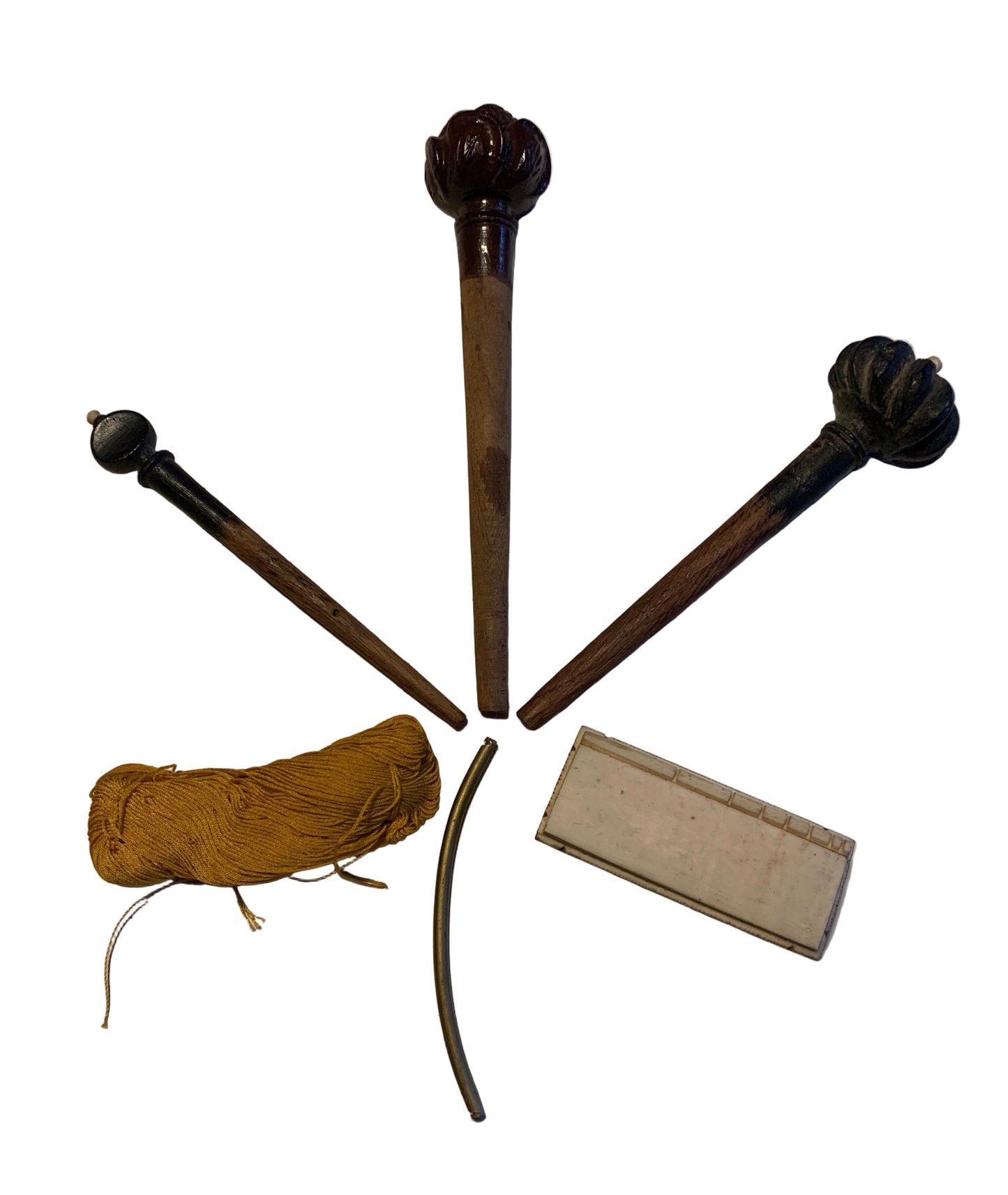 Pièces au détail pour Sitar Indien : Cheville, Pont, Frette, Fil à Frette (Écheveau) – Idéal pour réparer et restaurer votre Instrument !