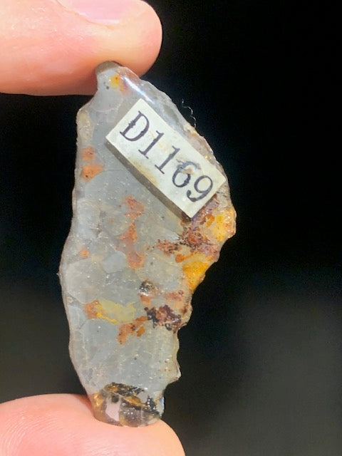 Selection of 'Pallasite Sericho' meteorites – from 6 to 40 g – magnificent inclusions of large olivine crystals