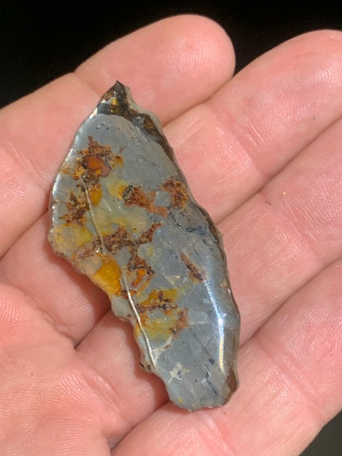 Selection of 'Pallasite Sericho' meteorites – from 6 to 40 g – magnificent inclusions of large olivine crystals