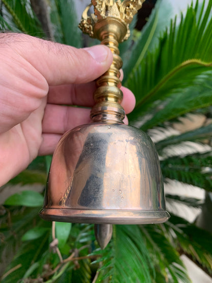 Cloche de prêtre Balinais – Son pur et clair comme un bol chantant, fabriquée par des maîtres artisans, une oeuvre d'Art !