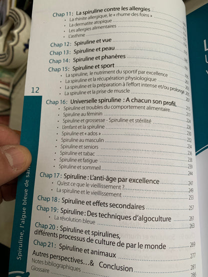 Livre : Spiruline. L'algue bleue de santé et de prévention | Editions DAUPHIN