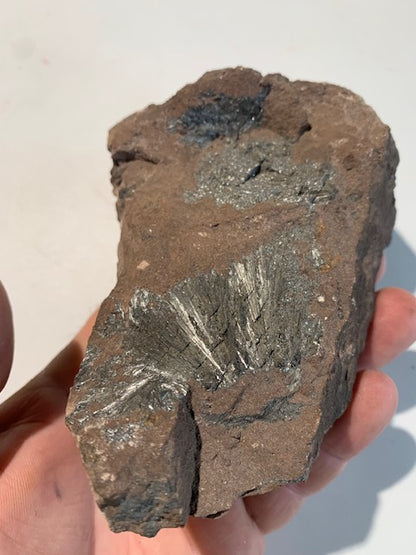 Pyrolusite, spécimen brut - 130 mm x 90 x 65 - 705 gr.