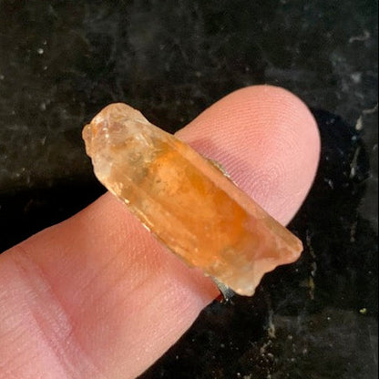 Bague en Quartz Hématoide en laiton argenté - Taille réglable