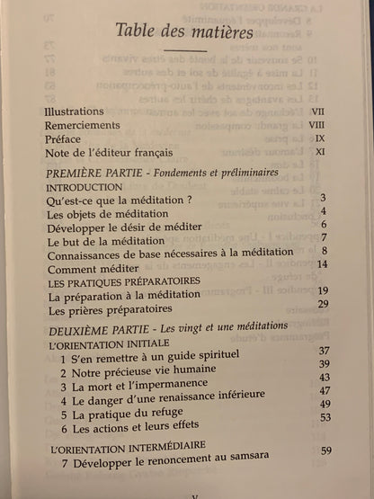 Livre : Le manuel de méditation. Un guide clair et pratique qui explique la méditation bouddhiste étape par étape | Editions THARPA