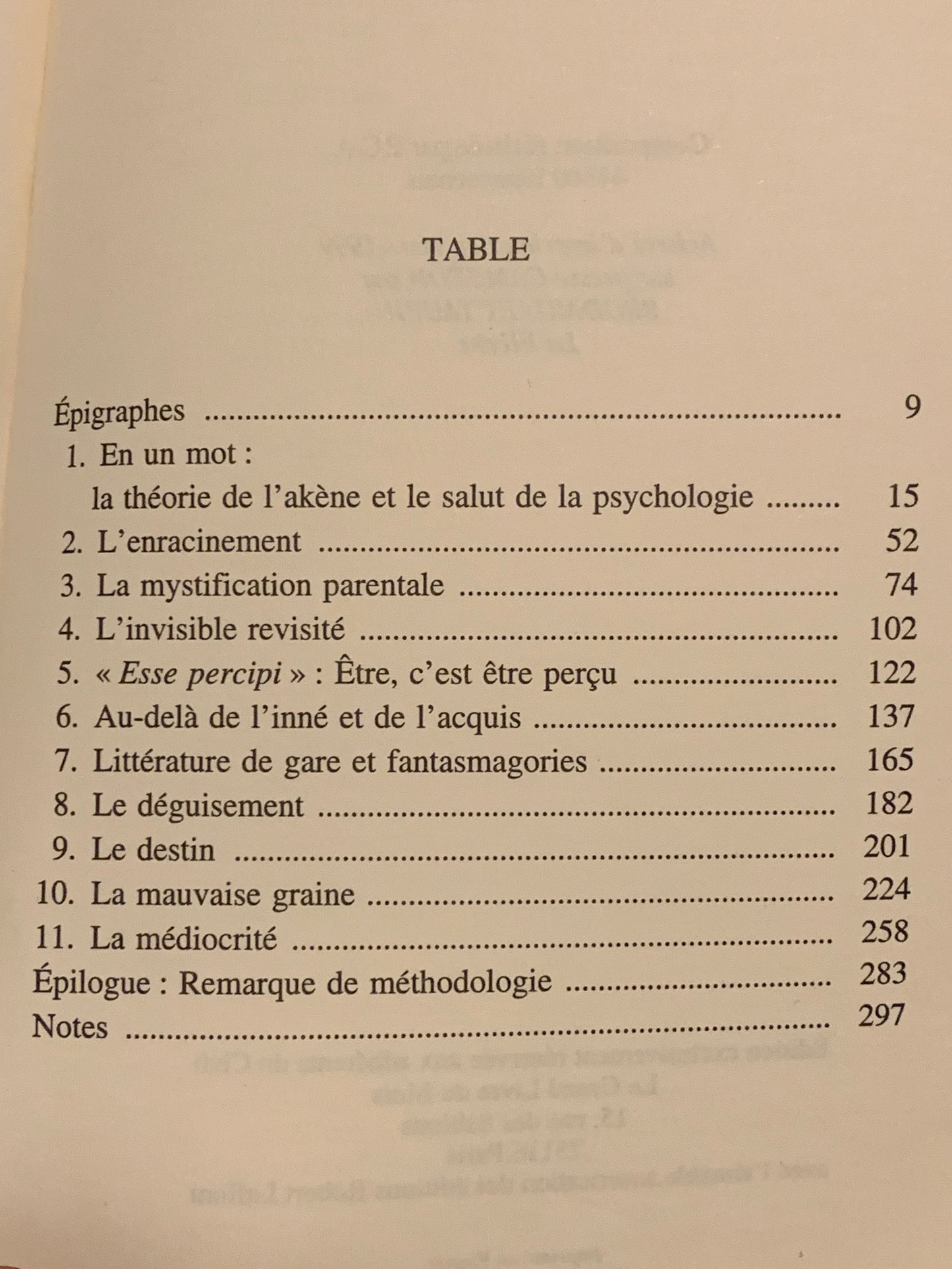 Livre : Le code caché de votre destin par James Hillman | Format Broché | Editions Robert Laffont