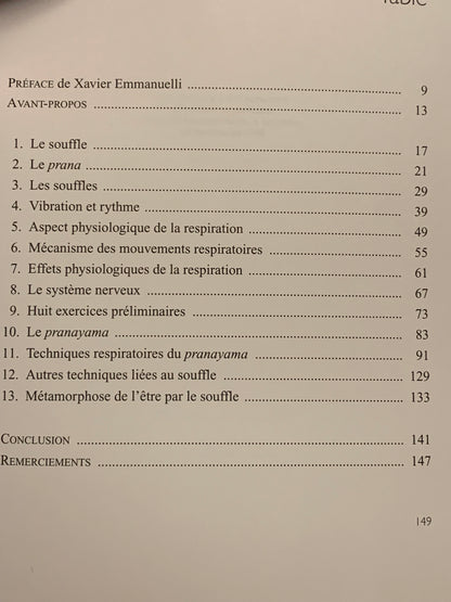 Livre : Le Souffle, Parole De Vie. Pranayama par Shri Mahesh | Editions Du Rocher