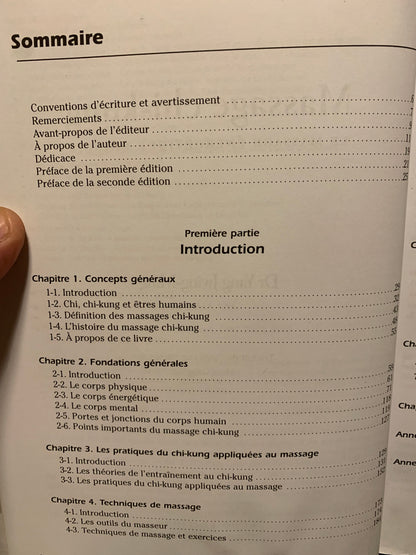 Livre : Massage Chi-Kung par Jwing-ming (dr) Yang | Budo Éditions