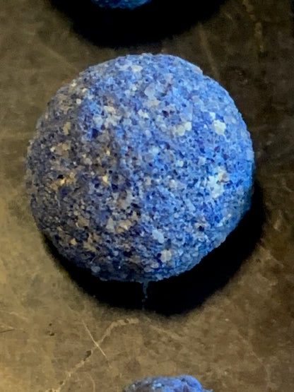 Azurite - Petites sphères naturelles brutes et 1 lot de fragments naturels - de 9 à 14 mm de diamètre - 17 gr.