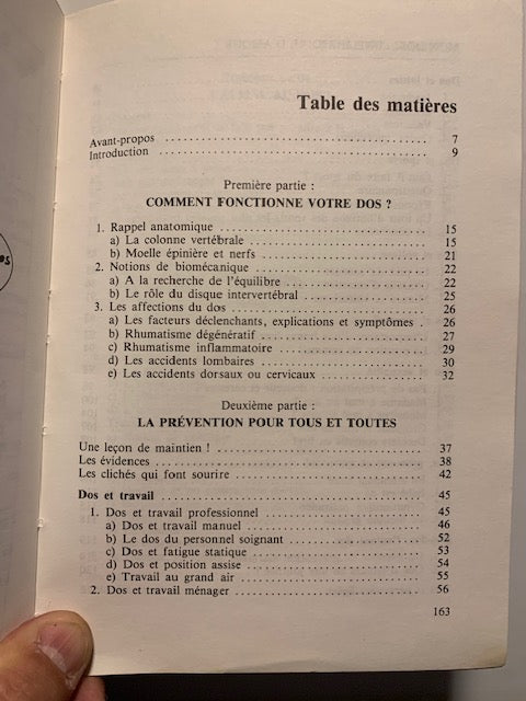 Livre : Mon dos, une histoire d'amour par Gilles Orgeret | Format Broché | Editions DANGLES
