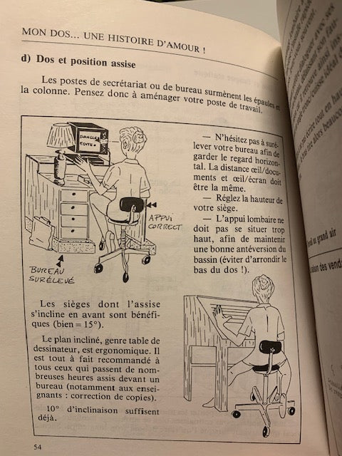 Livre : Mon dos, une histoire d'amour par Gilles Orgeret | Format Broché | Editions DANGLES