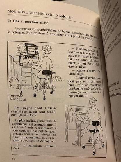 Livre : Mon dos, une histoire d'amour par Gilles Orgeret | Format Broché | Editions DANGLES