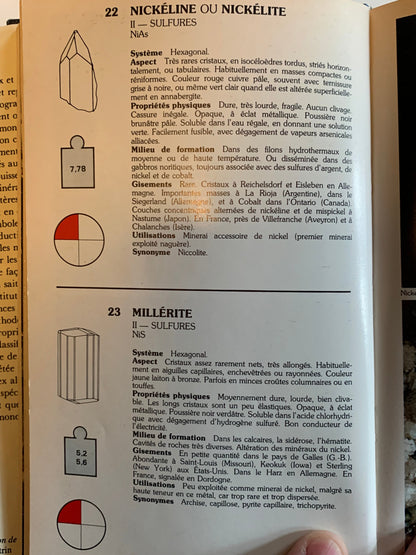 Livre : Guide des Minéraux et Roches | Broché | Editions Fernand Nathan
