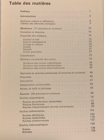 Livre : Pierre et Minéraux par Walter Schumann| Relié | Editions Delachaux et Niestlé