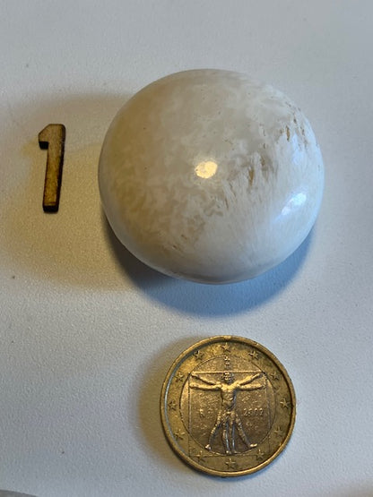 Scolécite (famille des zéolites) – 3 galets polis au choix ! Qualité AA à AAA