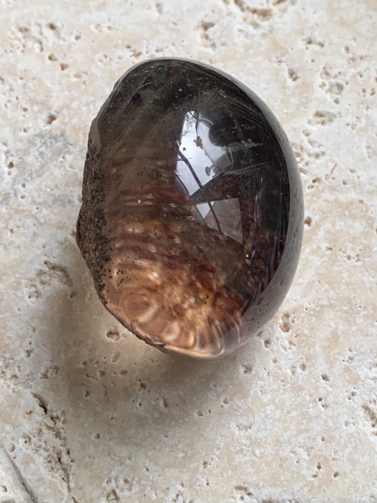 Cristal de Roche/ Quartz Lodolite ou Quartz Chaman – Spécimen naturel - ± 47 mm (H) × 36 × 30 - 67 gr. !