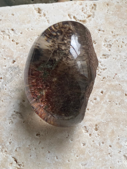 Cristal de Roche/ Quartz Lodolite ou Quartz Chaman – Spécimen naturel - ± 47 mm (H) × 36 × 30 - 67 gr. !