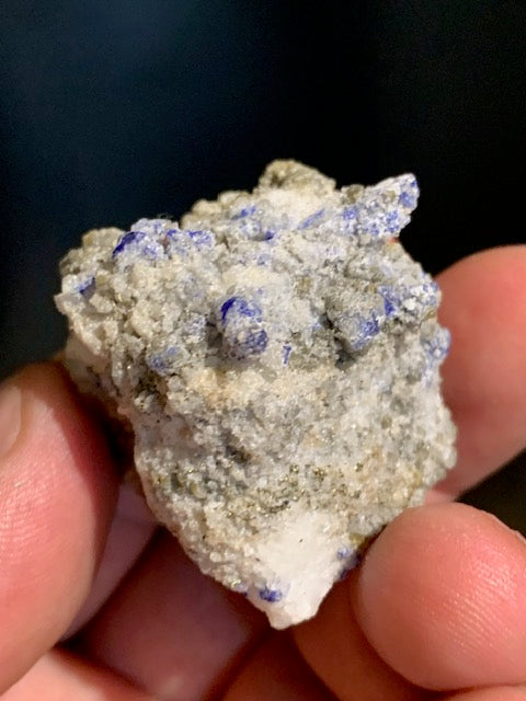 K2 Jasper - Raw specimens from 24 to 40 grams! Stunning Azurite crystals in granite!