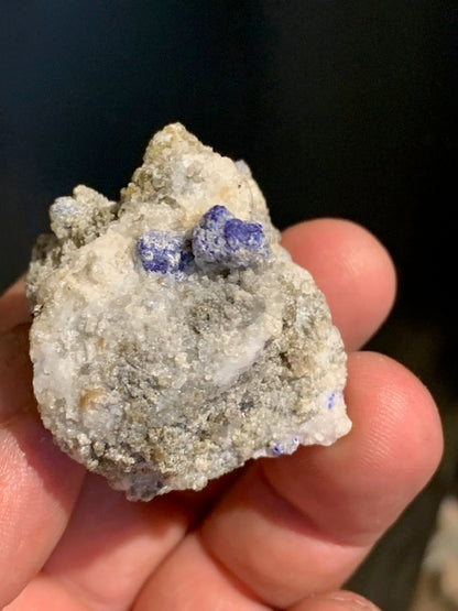 K2 Jasper - Raw specimens from 24 to 40 grams! Stunning Azurite crystals in granite!