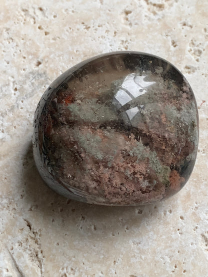 Cristal de Roche/ Quartz Lodolite ou Quartz Chaman – Spécimen naturel - ± 45 mm × 39 × 30 - 69,3 gr. !