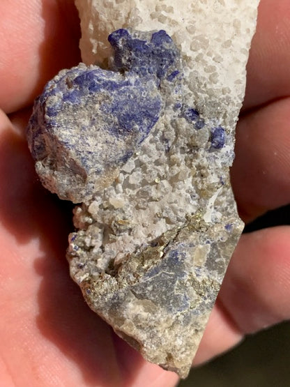 K2 Jasper - Raw specimens from 24 to 40 grams! Stunning Azurite crystals in granite!