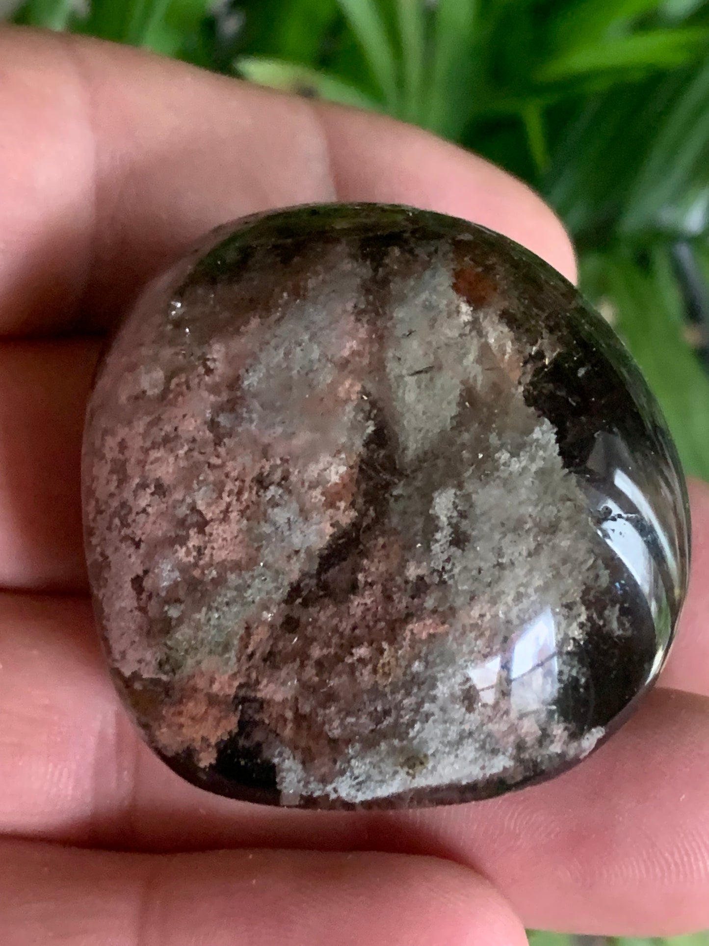 Cristal de Roche/ Quartz Lodolite ou Quartz Chaman – Spécimen naturel - ± 45 mm × 39 × 30 - 69,3 gr. !