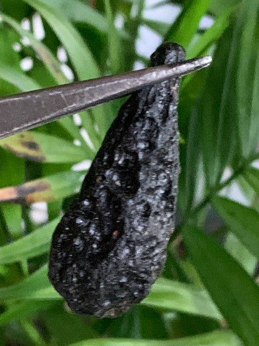 Tectite du Viet-Nam - 40 mm x 16 x 13 - 6,8 grammes. Fascinant, envoutant, hypnotisant !