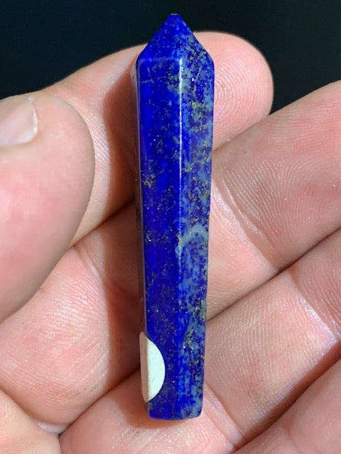 Lapis lazuli - Laser (Pointe/ Obélisque) - 50 mm x 10 de diamètre - 9 grammes