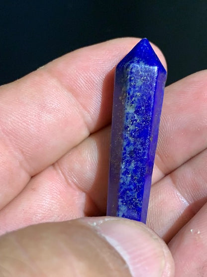 Lapis lazuli - Laser (Pointe/ Obélisque) - 50 mm x 10 de diamètre - 9 grammes