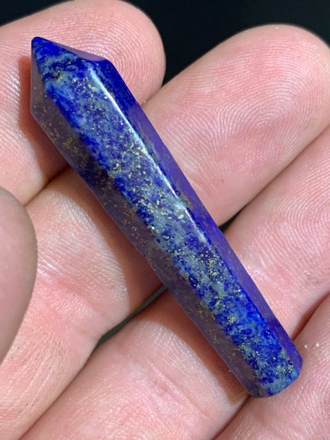 Lapis lazuli - Laser (Pointe/ Obélisque) - 50 mm x 10 de diamètre - 9 grammes