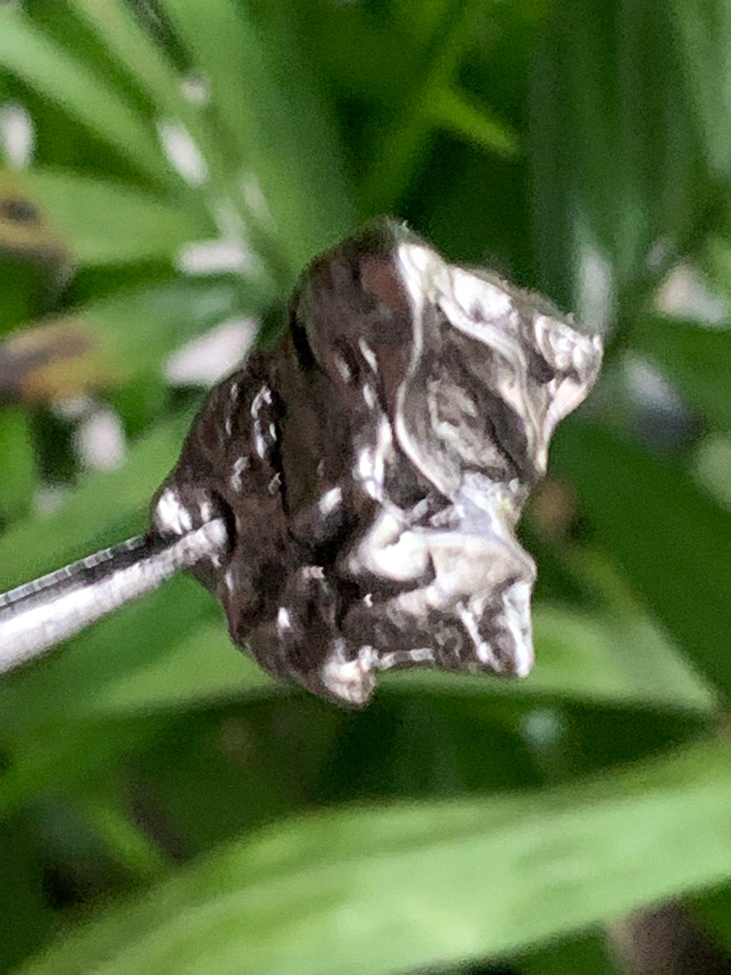 Météorite Campo Del Cielo d'Argentine de 17 x 15 x10 mm - 5,1 gr. Très belle qualité, morceau entier et compact !