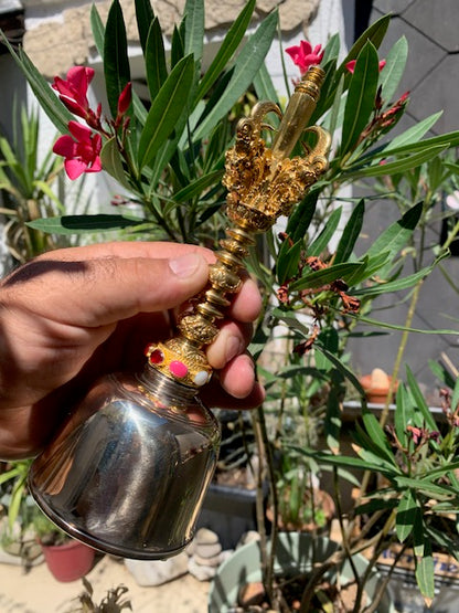 Cloche de prêtre Balinais – Son pur et clair comme un bol chantant, fabriquée par des maîtres artisans, une oeuvre d'Art !