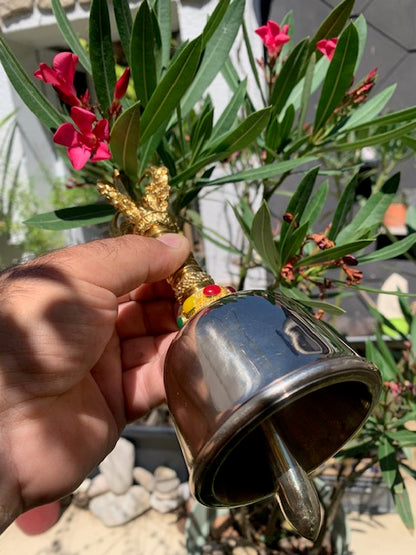 Cloche de prêtre Balinais – Son pur et clair comme un bol chantant, fabriquée par des maîtres artisans, une oeuvre d'Art !