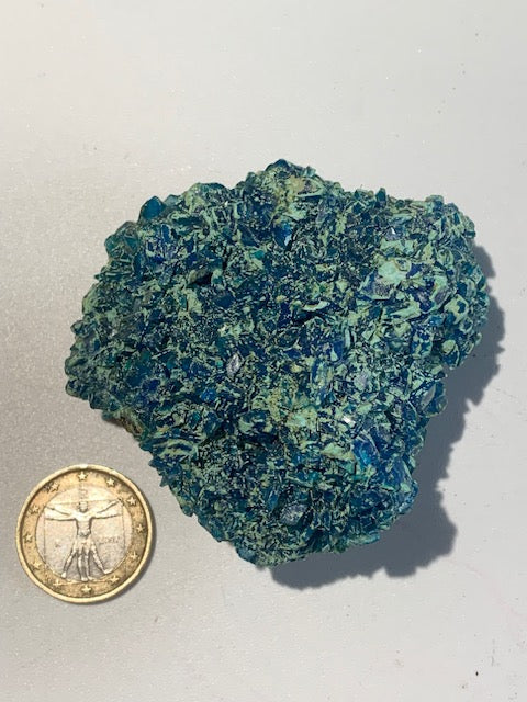 Chalcanthite (Sulfate de cuivre) - spécimen brut et naturel de 67 mm x 62 x 35 - 150 grammes