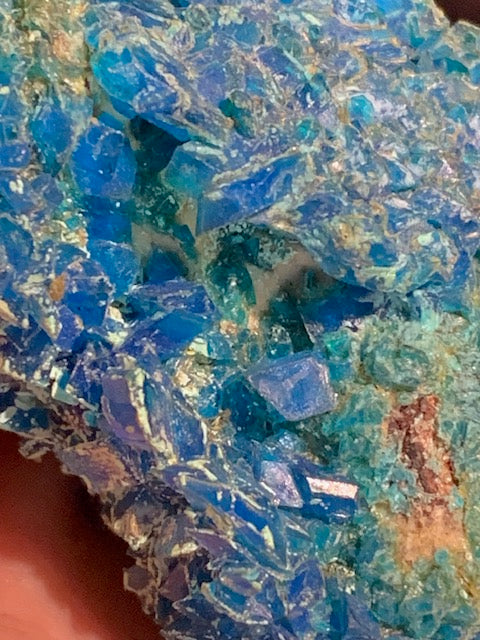 Chalcanthite (Sulfate de cuivre) - spécimen brut et naturel de 67 mm x 62 x 35 - 150 grammes