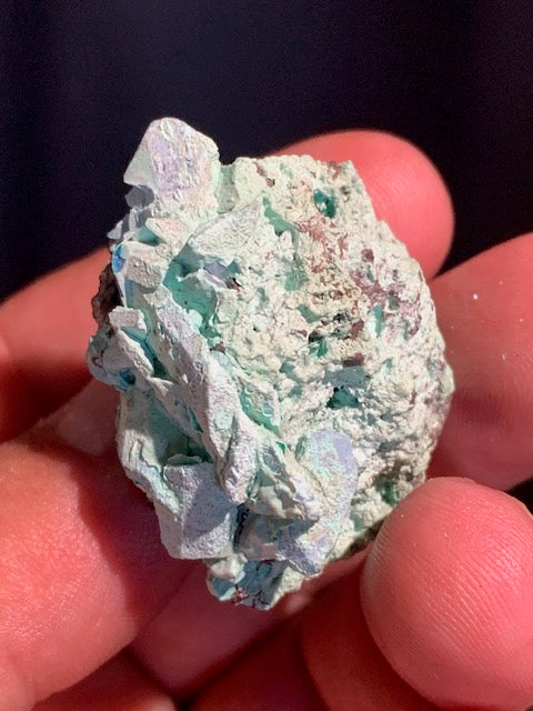 Chalcanthite (Sulfate de cuivre) - spécimen brut et naturel de 41 mm x 35 x 24 - 21,8 grammes