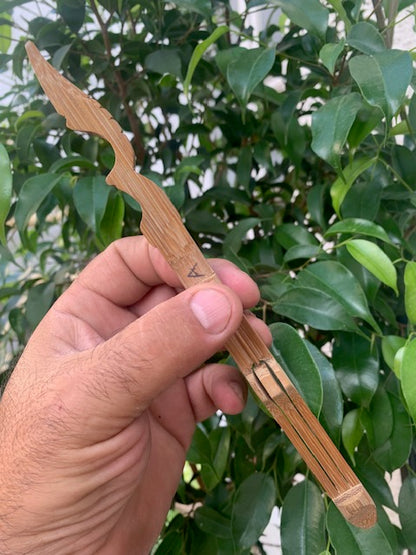 Traditional jaw harp from Indonesia called 'karinding' - Handmade from bamboo