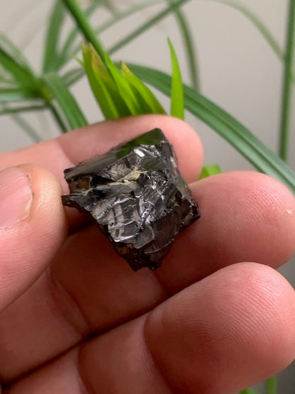 Shungite Élite/ Noble  – Pierre brute naturelle 35x20x16 mm, 9,4 g – Pièce rare et authentique !