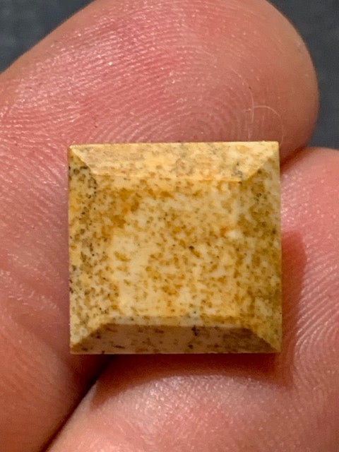 Jaspe paysage - Cabochon de 13 mm x 13 x 6 - 1,7 gramme