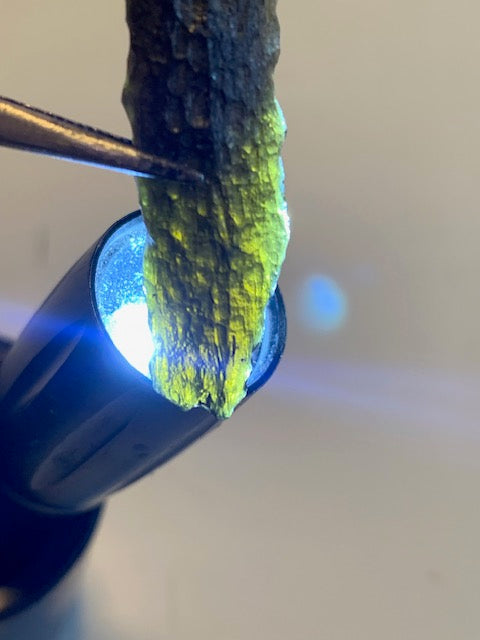 Tectite du Viet-Nam - 40 mm x 12 x 5 - 3 grammes. Fascinant, envoutant, hypnotisant !