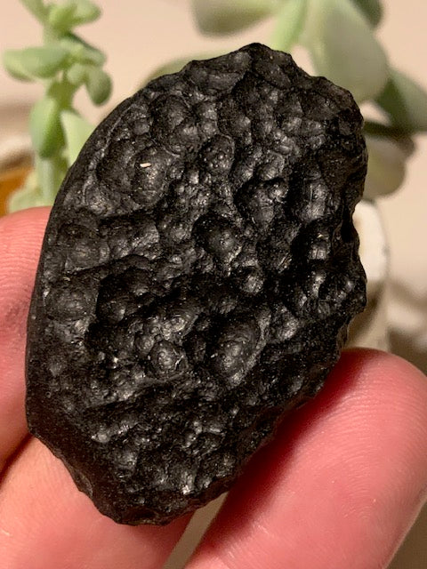 Tectite du Viet-Nam - 50 mm x 32 x 10 - 19 grammes - Fascinant, envoutant, hypnotisant !