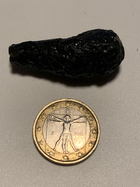 Tectite du Viet-Nam - 40 mm x 16 x 8 - 11,5 grammes - Fascinant, envoutant, hypnotisant !