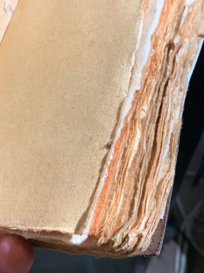 📔 Carnet en papier recyclé et couverture en cuir – 100 pages avec motif du Soleil et cordon de fermeture