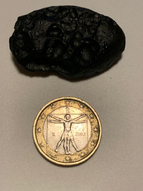 Tectite du Viet-Nam - 41 mm x 27 x 11 - 14,9 grammes - Fascinant, envoutant, hypnotisant !