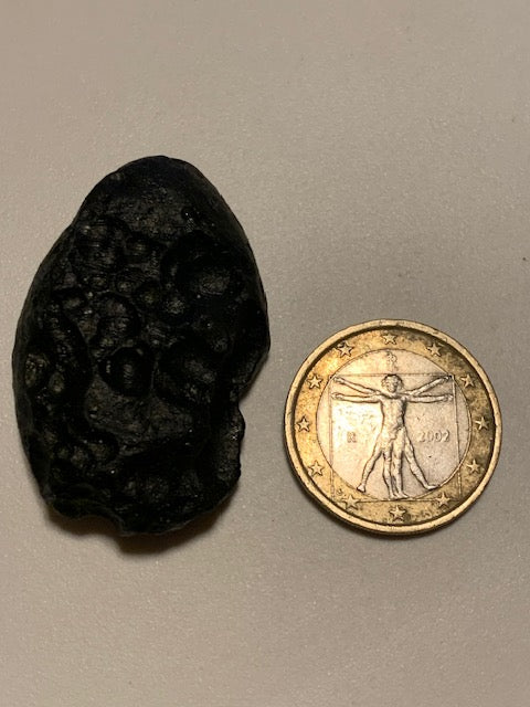 Tectite du Viet-Nam - 41 mm x 27 x 11 - 14,9 grammes - Fascinant, envoutant, hypnotisant !