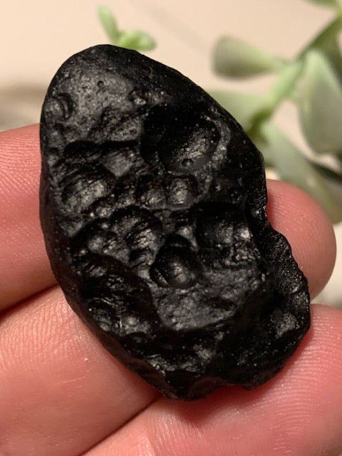 Tectite du Viet-Nam - 41 mm x 27 x 11 - 14,9 grammes - Fascinant, envoutant, hypnotisant !