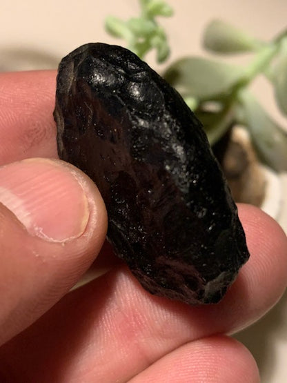 Tectite du Viet-Nam - 41 mm x 27 x 11 - 14,9 grammes - Fascinant, envoutant, hypnotisant !